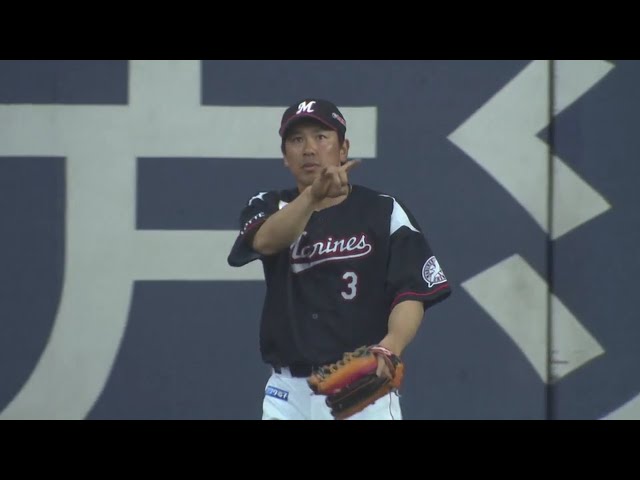 【10回裏】最後は跳んだ!! マリーンズ・角中が好守で救う!! 2019/5/2 B-M