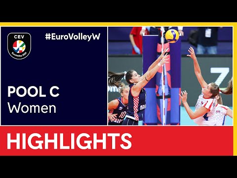 Croatia vs. Slovakia Highlights - #EuroVolleyW