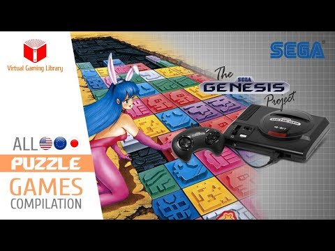 All SEGA Genesis/Mega Drive Puzzle Games Compilation - Every Game (US/EU/JP/BR)