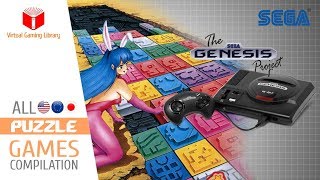 All SEGA Genesis/Mega Drive Puzzle Games Compilation - Every Game (US/EU/JP/BR)