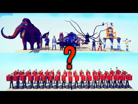 PRESENT ELF TEAM vs BOSS TEAM #68 | TABS - Totally Accurate Battle Simulator