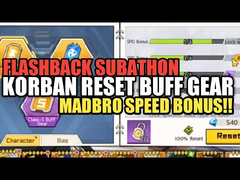FLASHBACK SUBATHON : NAMATIN BUFF GEAR FF KORBAN RESET - ONE PUNCH MAN : The Strongest
