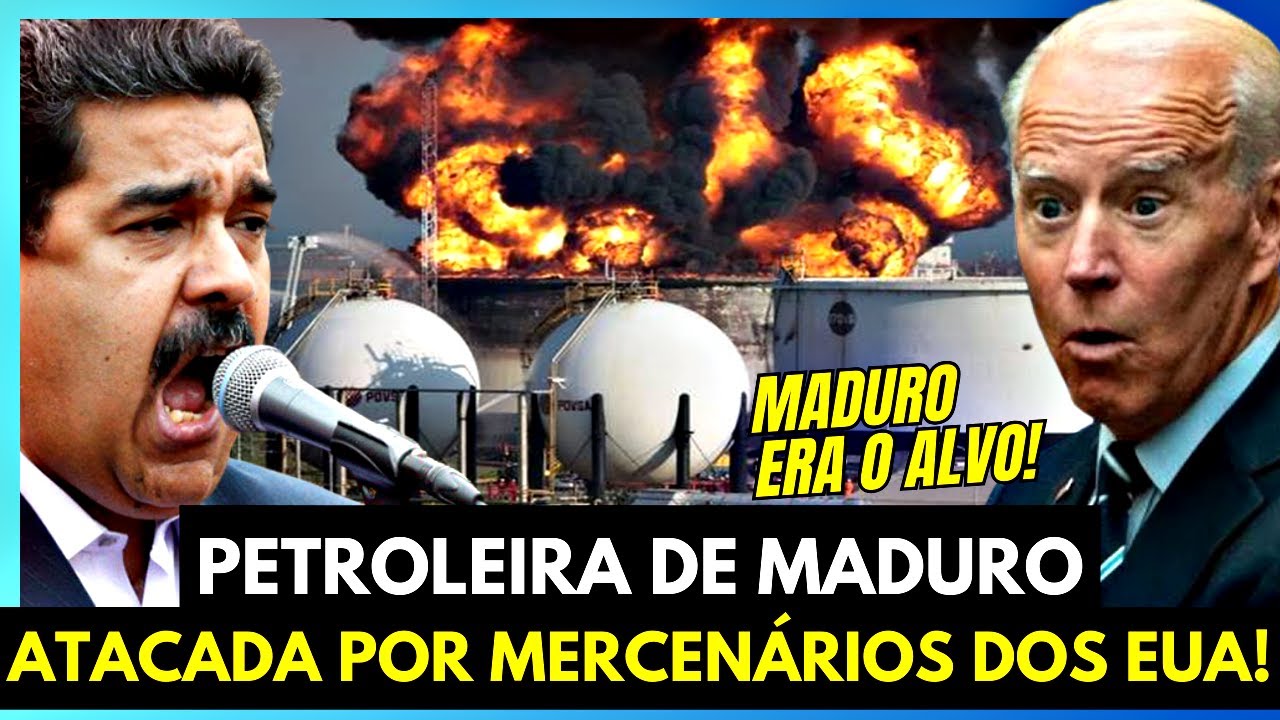 MERCENÁRIOS DOS EUA ATACAM PETROLÍFERAS DE MADURO NA VENEZUELA!