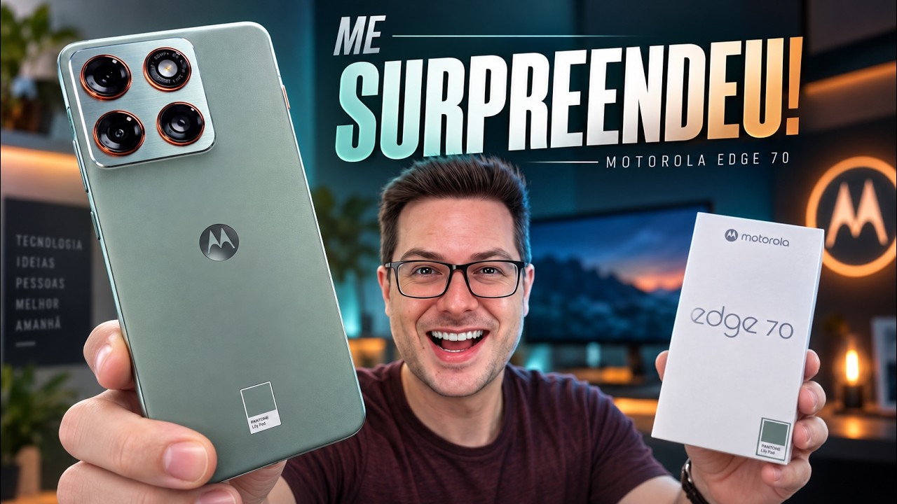 As MELHORES CÂMERAS por ESSE PREÇO? Motorola Edge 70!