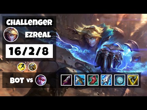 Ezreal vs Vayne TURKISH Challenger BOT (16/2/8) - v11.24