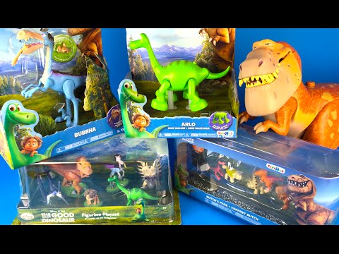 Dino Toys The Good Dinosaur Collection Arlo Butch Thunderclap Bubbha Dinosaurs for kids Video