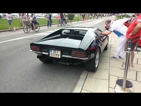 De Tomaso Pantera with Nascar Engine Start Up & Burnout