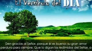 Miniatura del video: El versiculo del dia .com - Salmos 107 v1-2