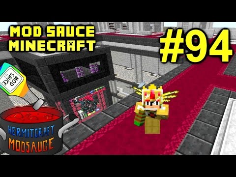 Minecraft Mod Sauce Ep. 94 - King Co Re-Model !!! ( HermitCraft Modded Minecraft )