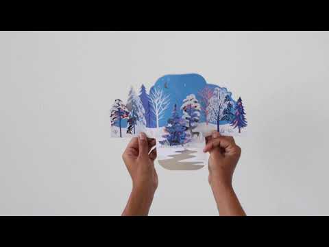Wintry Forest Holiday Cards - Set of 8