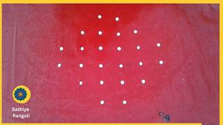 6x2x2 seq 401 |புரட்டாசி வெள்ளி சிறப்பு கோலம் | purattasi friday special kolam |simple muggulu