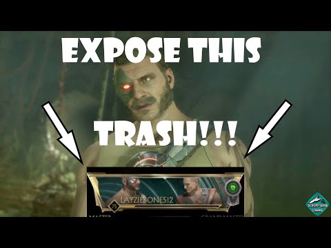 MK11 Kombat League: TOXIC TEABAGGER UNPLUGS HIS ROUTER!!! (exposing this toxic loser)