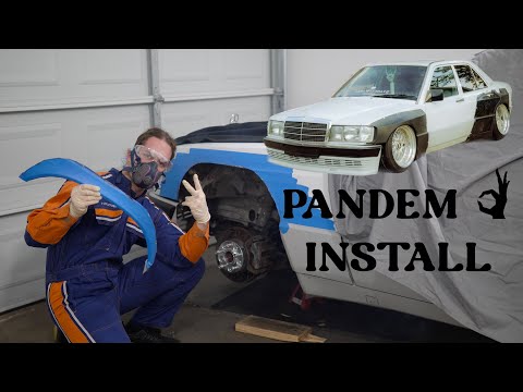 Mercedes 190E Pandem install 4K