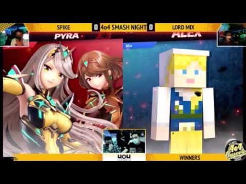 SSBU - 4o4 Smash Night 4 - Kuma| Spike (Pyra, Mythra) vs LordMix (Steve) - Winners Round 2