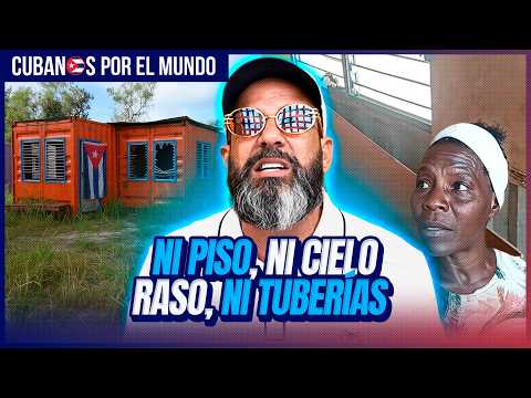 Cuba: vecinos denuncian casas contenedor sin piso ni techo en Guantánamo