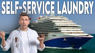 DOING LAUNDRY ON A CRUISE SHIP?  CARNIVAL VISTA, HORIZON & PANORAMA SELF SERVE LAUNDERETTES