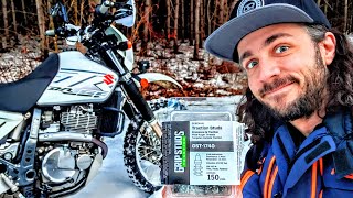 Giving The Mighty DR650 MEGA Traction With Grip Studs!