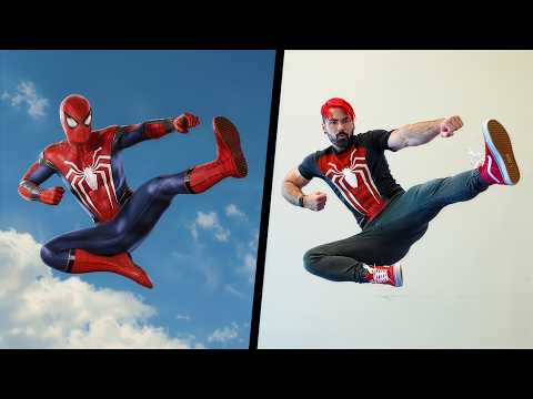 I Tried New Spider-Man Stunts IN REAL LIFE