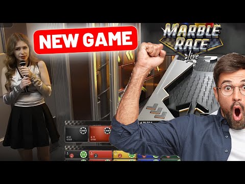 I PLAYED MARBLE RACE WITH €2,000 - NEW LIVE CASINO GAME!