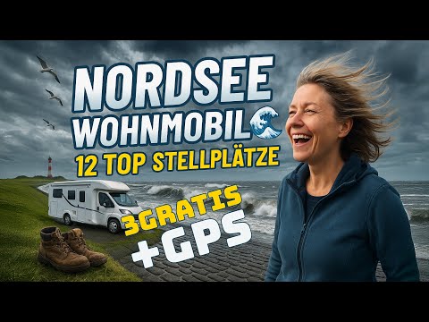 NORDSEE Wohnmobil 🌊 12 TOP Stellplätze + 3 gratis GPS 2025