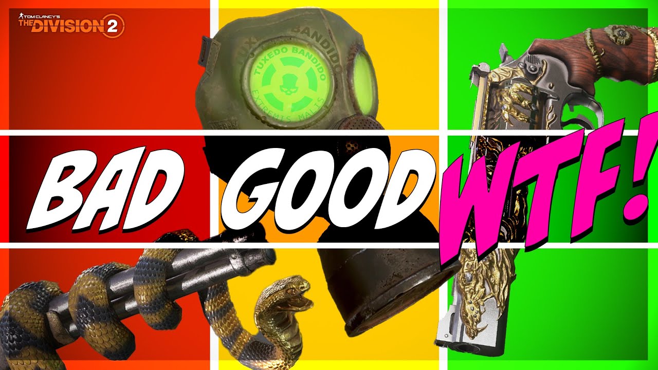 I Ranked All Exotics in The Division 2