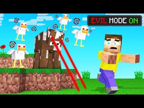 Look At ANY MOB = Turns EVIL! (Minecraft)
