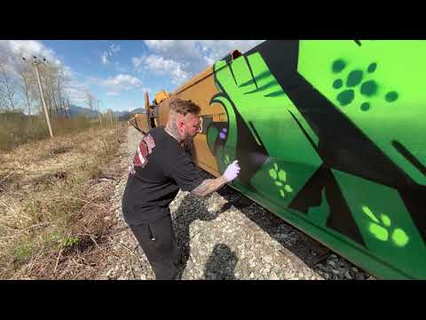 Train Graffiti Video - LESEN SDK - Stompdown Killaz Canada 2020