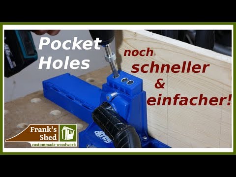 Pocket Holes noch schneller & einfacher! Kreg Jig K5 deutsch | 🔥 Franks Shed 🔥