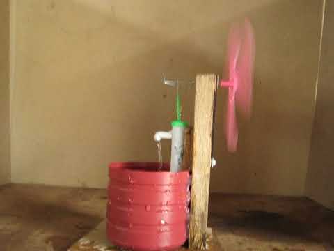 Wind water pump school project model