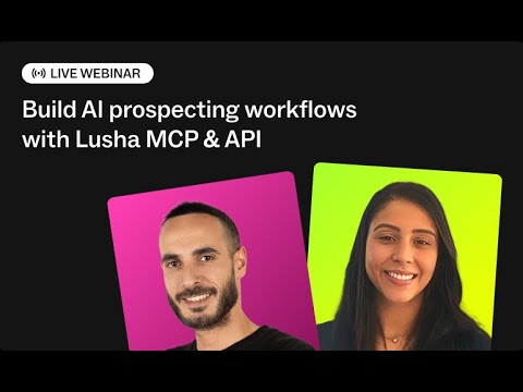 Build AI prospecting workflows with MCP & API video thumbnail