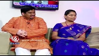 Life Mates | Congress Leader Ponnam Prabhakar and Manjula | Exclusive Interview | V6News