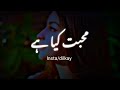 Mai Tujhe Kar Ke Dikhata Ki Mohabbat Kiya Hai Love Poetry Urdu Shayari Dilkay