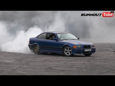 Upalanie niebieskie BMW E36 Coupe - Zakończenie sezonu 2019 z BMW Klub Piła