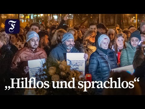 Mahnwache: Tiefe Trauer nach Gewalttat in Aschaffenburg