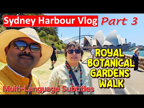 Thumbnail for Sydney Royal Botanical Gardens Walk | Royal Princess Cruise at Rocks | Sydney Harbour Vlog Part 3 |