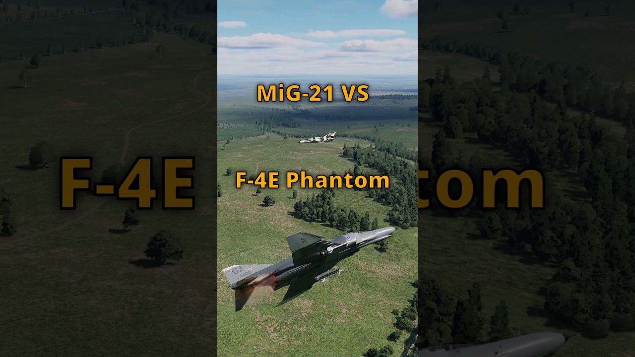 F-4E Phantom v MiG-21 | Vietnam Showdown! #dcs #simulation