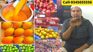 Apple market, banana business, fruits wholesale, (Orange/Grapes/Papaya/Guava/Pineapple/Pomegranate)