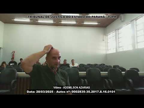 Sessão de Julgamento do Tribunal do Júri - Jandaia do Sul/PR - 28/03/2025 Primeira parte