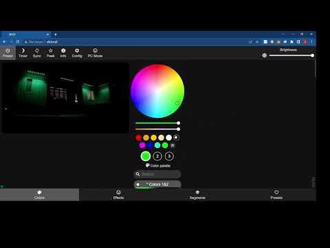 WLED how to create presets and playlists