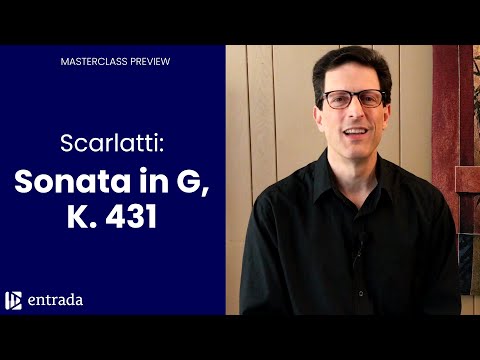 Scarlatti: Sonata in G, K. 431 (Masterclass)