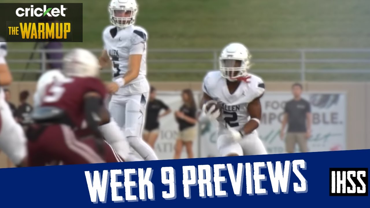 Previewing Week 9 High School Football + Interview with Allen HC Lee Wiginton