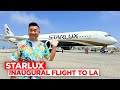 Starlux Airlines First Class - A350 Inaugural Flight Taipei to LA