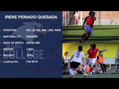 Irene Peinado COMMITTED- College soccer recruiting video Fall 2019