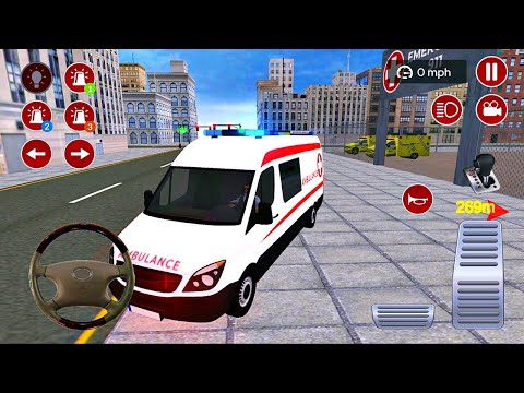 Ambulance Rescue Driver 2021 - Emergency Rescue Service Simulator - Android Gameplay