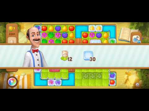 Gardenscapes Level 2201 Walkthrough "No Boosters Used"