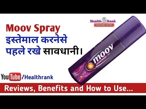 Moov pain relief spray