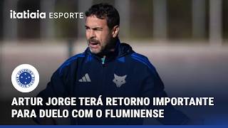 ESCALAÇÃO DO CRUZEIRO: ARTUR JORGE TERÁ RETORNO IMPORTANTE PARA DUELO COM O FLUMINENSE