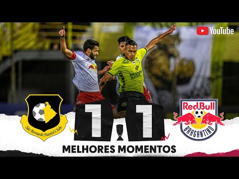 Gols e lances de São Bernardo x Red Bull Bragantino