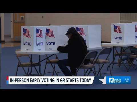 Early in-person voting begins Tuesday in Grand Rapids