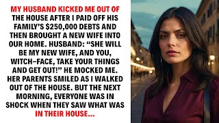 MY HUSBAND KICKED ME OUT OF THE HOUSE AFTER I PAID OFF HIS FAMILY’S $250,000 DEBTS...